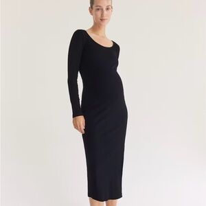 H&M maternity black dress, xs